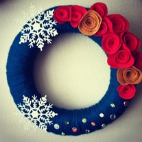 Sophie Snowflakes Wreath