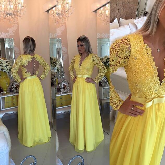 Long Sleeve Red Lace Prom Dresses Long Open Back Prom Dress Red Evening Prom Long Sleeve Red Lace Prom Dresses Long Open Back Prom Dress Red Evening Prom