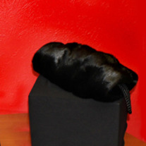 Black Mink Faux Fur Hand Warmer