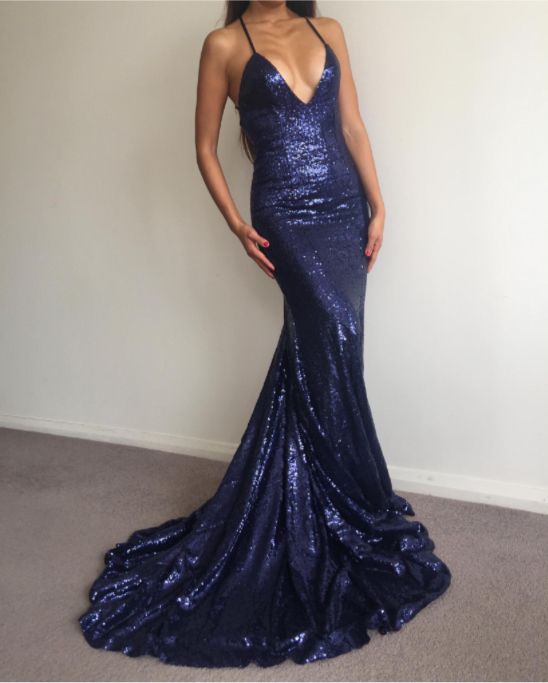 Navy Blue Prom Dresses