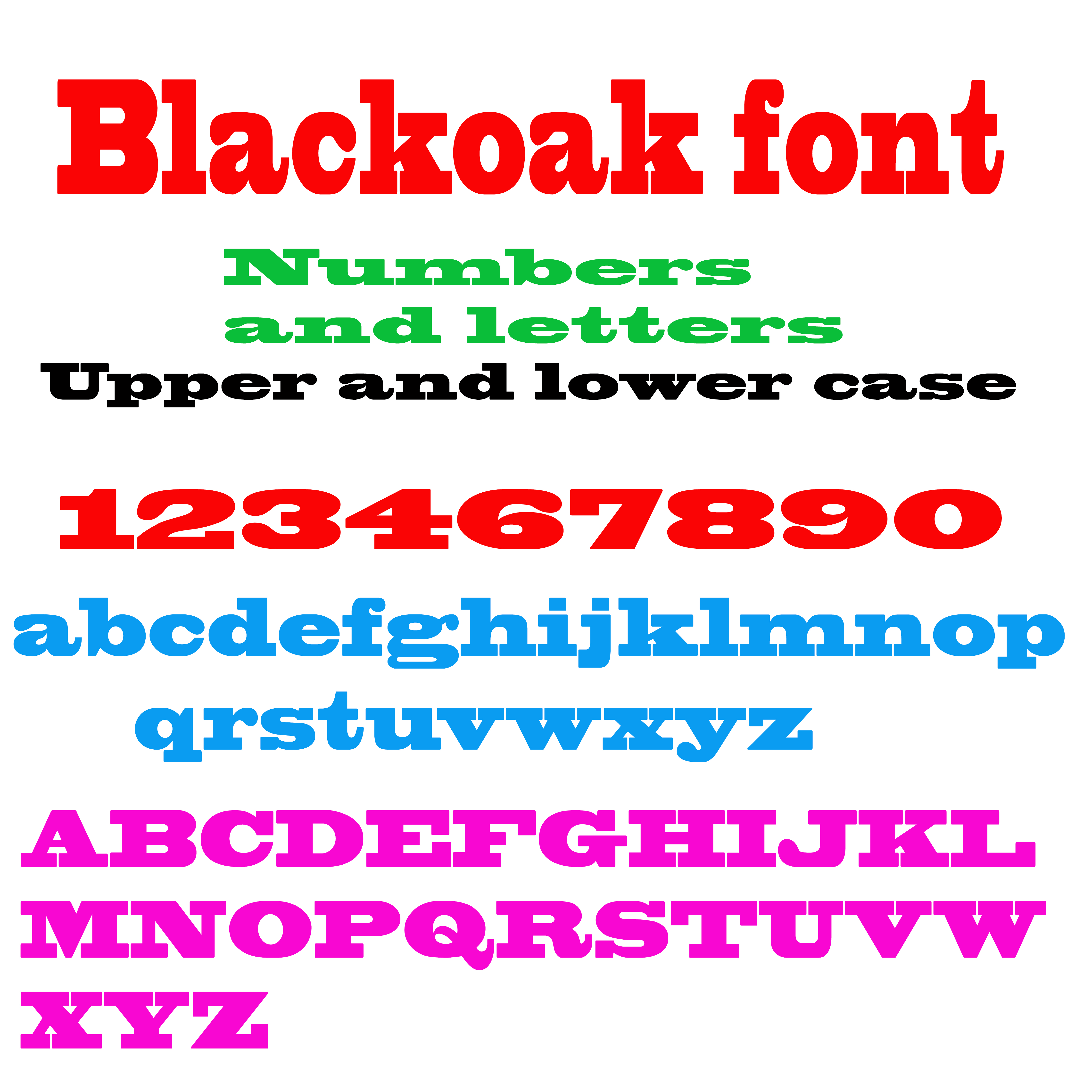 Outdoor vinyl lettering blackoak font name decal number decal · Big