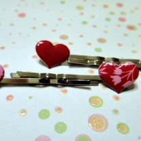 Heart Bobby Pins