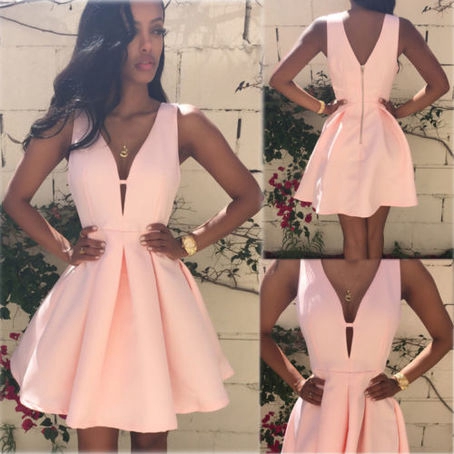 Pink Short Summer Dresses
