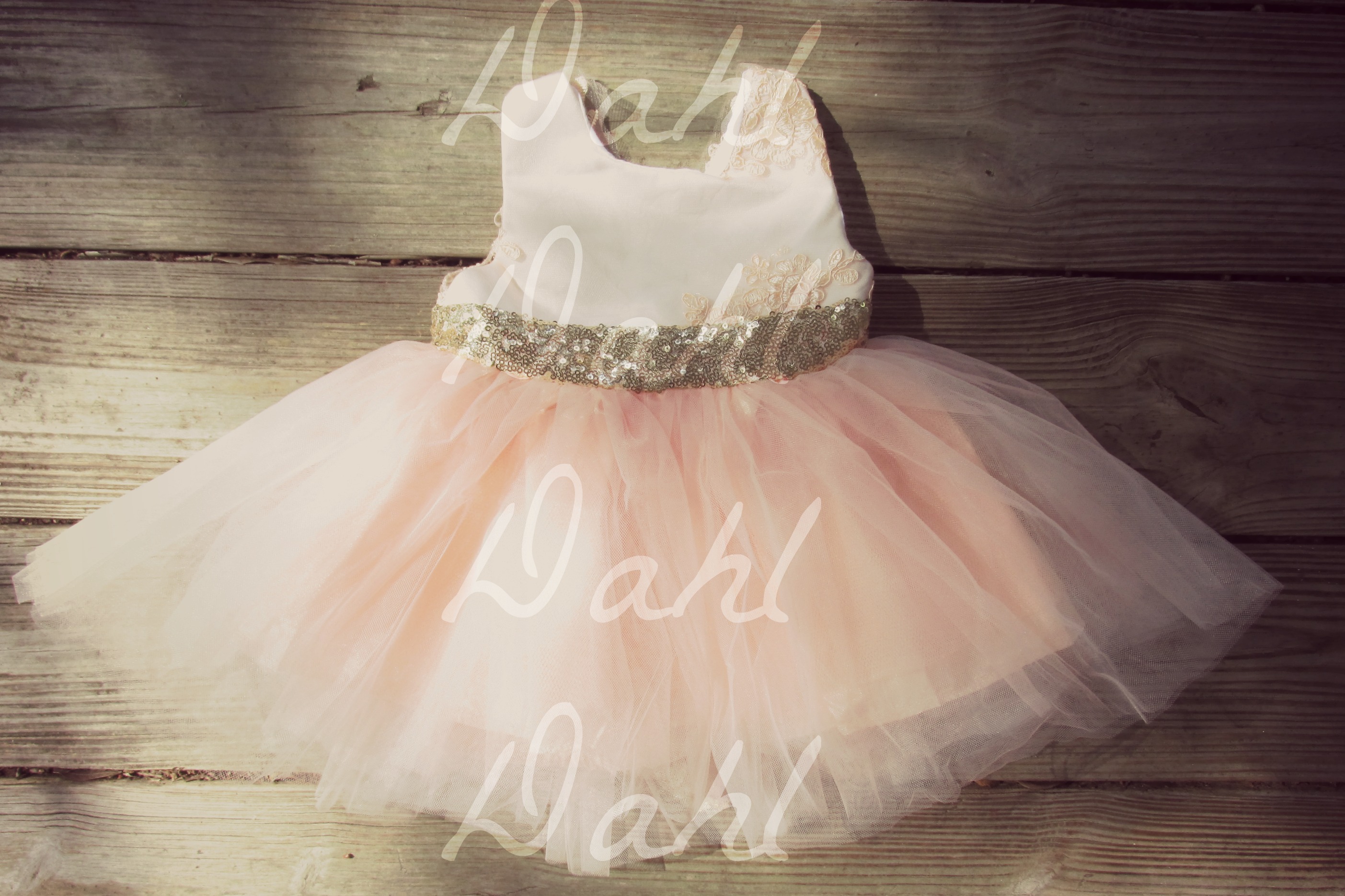 Blush gold sequined bow tutu dress. girls big sequin bow dress, pink