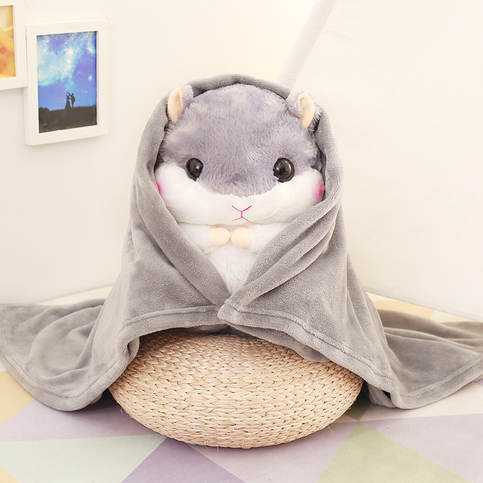 Cute Little Hamster Doll Pillow Plush Gift Idea Blanket GG514 ? Girly Girl ? To Alice ? Online ...