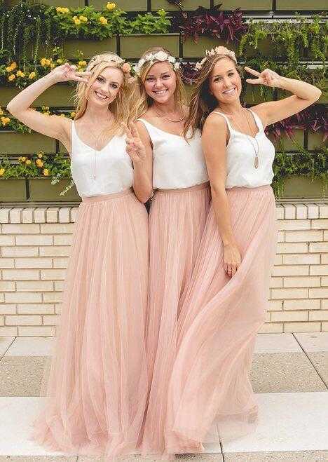 bridesmaid two piece
