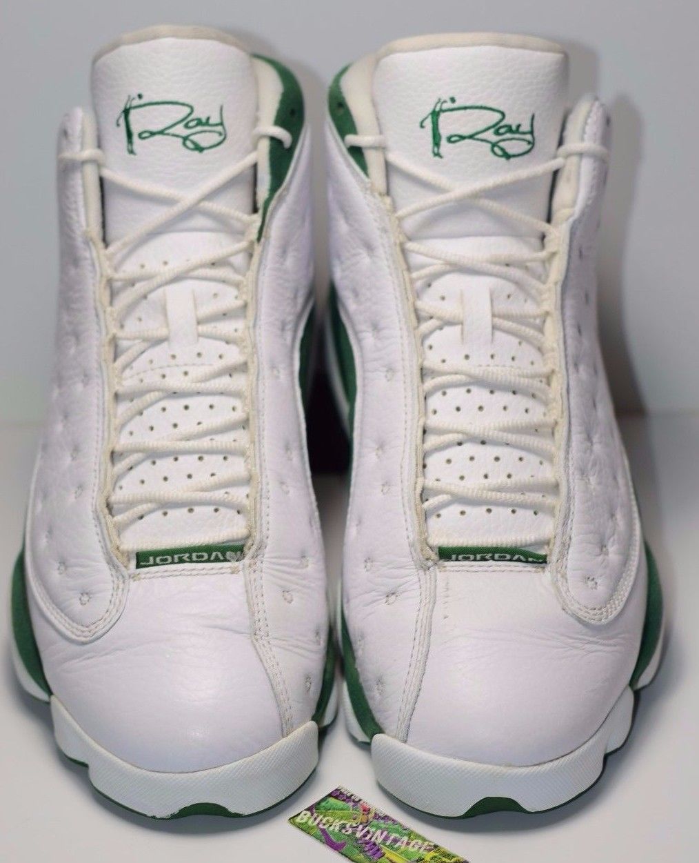 Air Jordan 13 Retro Ray Allen PE White Clover shoes