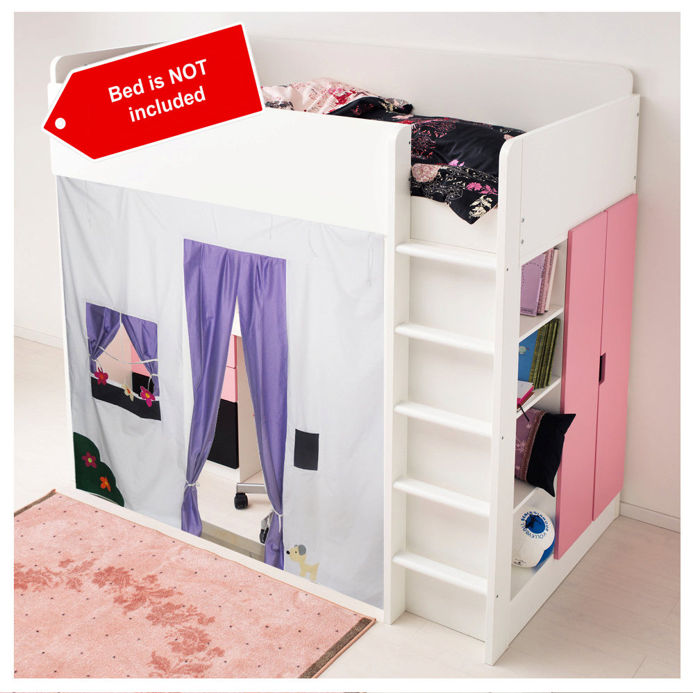 Bunk bed Playhouse / Bed tent / Loft bed curtain free design and colors customization on Storenvy