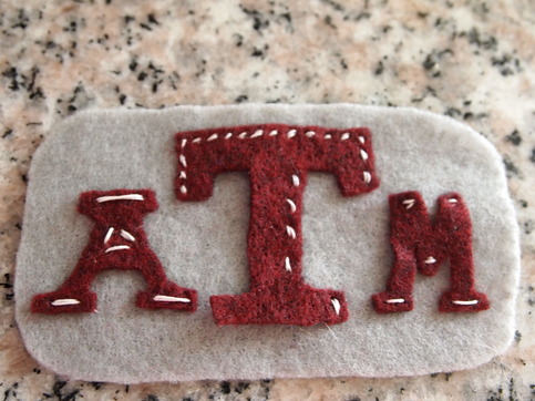 Texas A&M Aggie Felt Clip