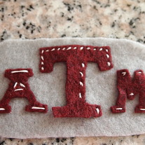 Texas A&M Aggie Felt Clip