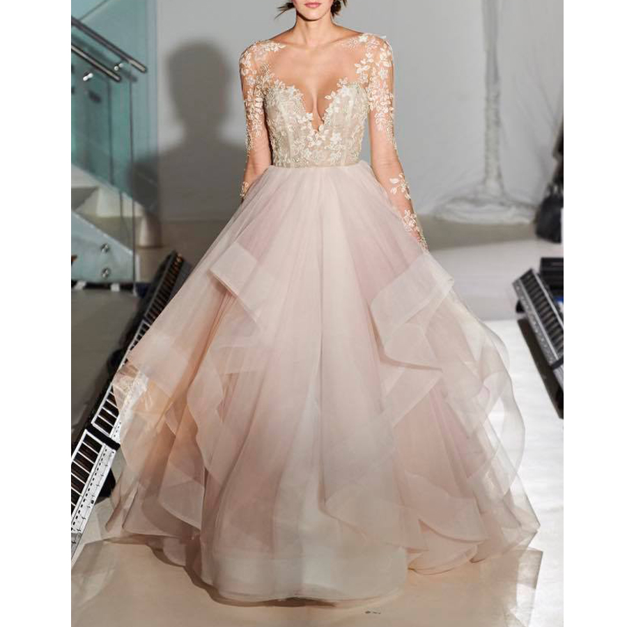 A Line Organza Dress