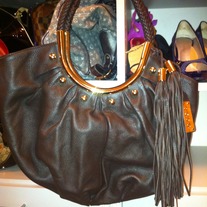 Bebe Chocolate/Tassle Bag