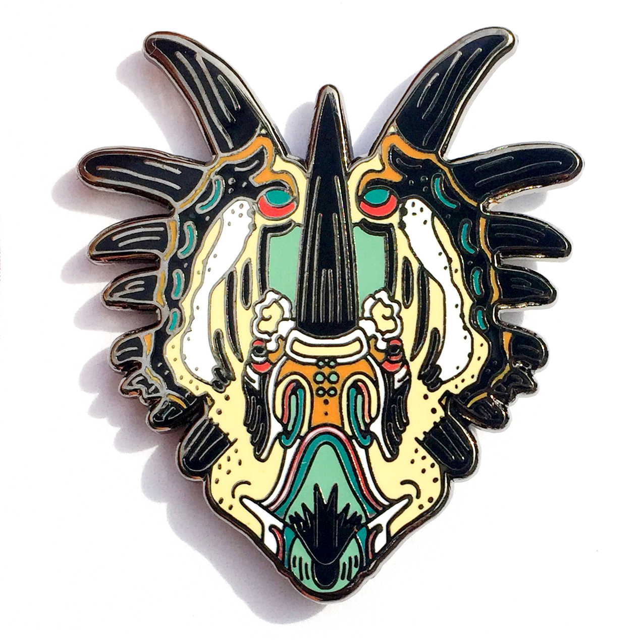 Styracosaurus Enamel Pin