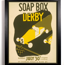 Image of Soap Box Derby, Giclee Art Print, 8 x 10