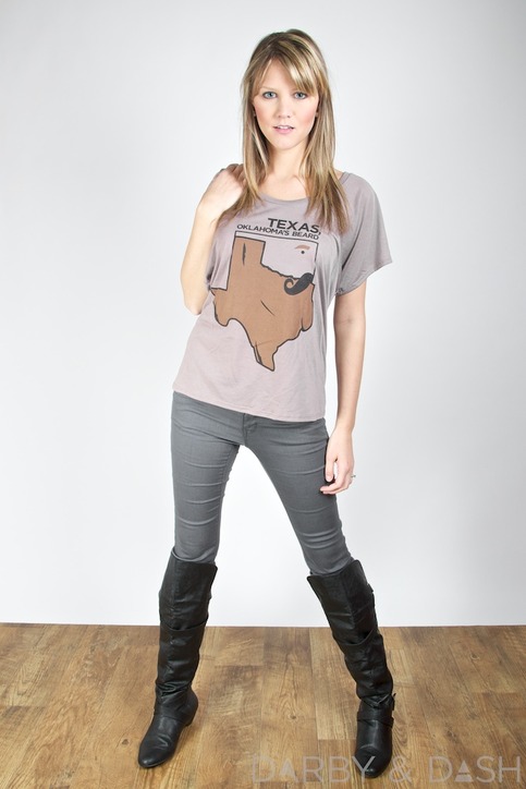 Texas: Oklahoma's Beard - Flowy Tee
