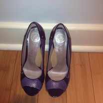 Versace Purple Patent Skin 38 (US 8)