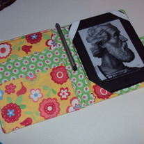 Handmade Kindle or Nook Cover Yellow Flowers