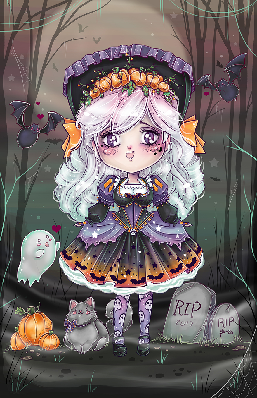 Chibi Halloween Lolita · NoFlutter Art+Design · Online Store Powered by