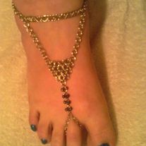 Farrah Bare foot sandals #5040