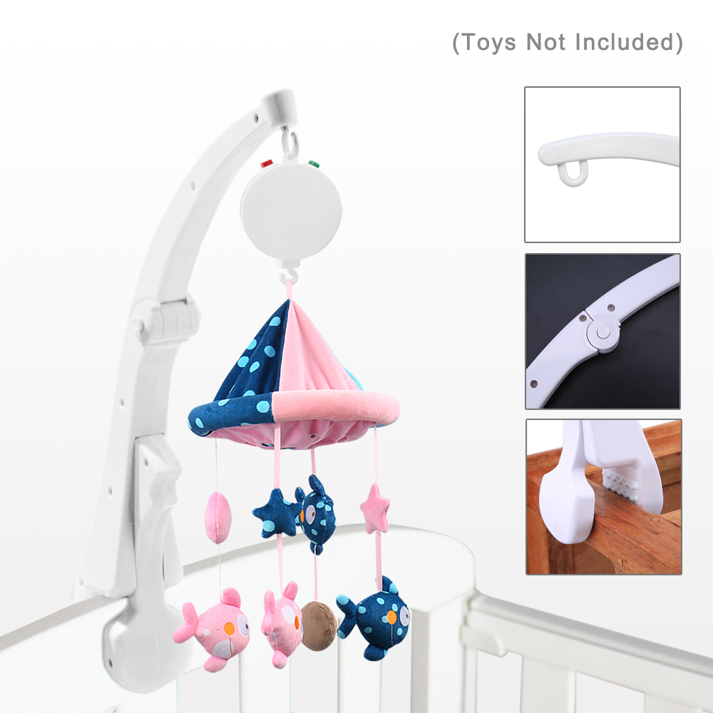 Folding Baby Crib Arm Bracket Clamp, W/ 12 Tunes Electrical Music Box on Storenvy