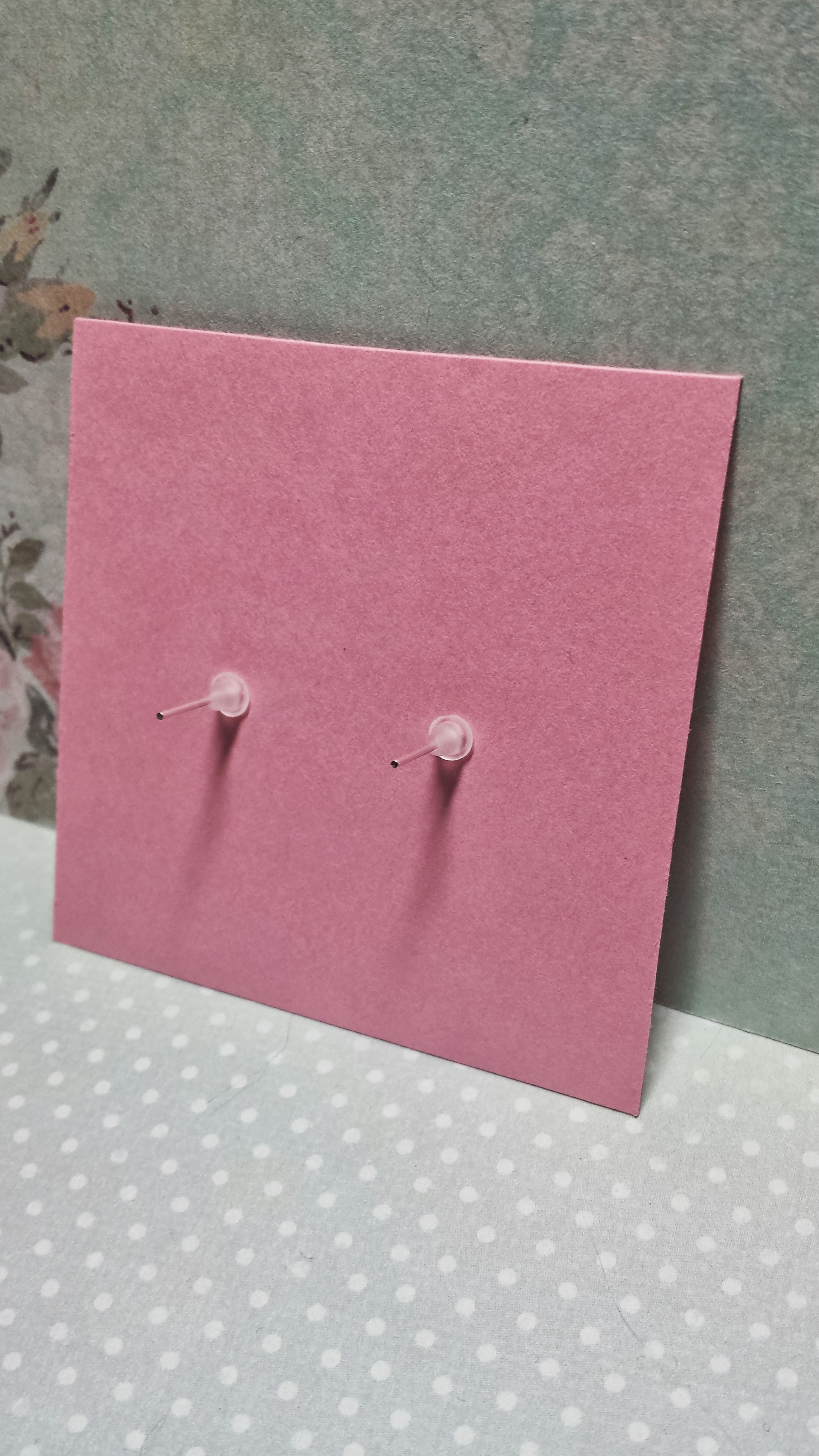 Green Heart Stud Earrings on Storenvy