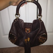 Gucci Hobo Brown Leathe Bag w/tassle