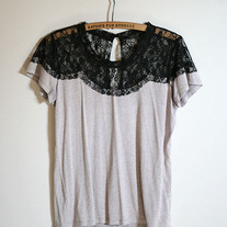 Scalloped Lace Shirt 