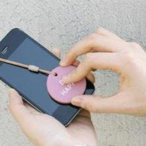 Leather Cellphone Charm