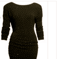 Jimmy Choo for H&M Black Mini Dress NWT
