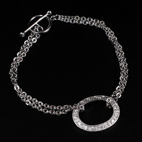 Oval Pave CZ Bracelet