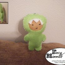 Green Dino Mini Plush