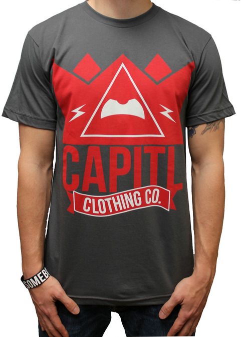 Grey Crown Tee