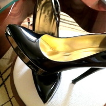***SO SEXY** GUCCI BLACK PATENT SHOES SZ 36 
