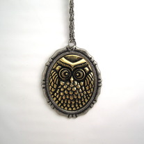 Owl Medallion Necklace