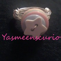 Spring button ring size 6 & 7 avail
