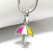 Tiny Umbrella Necklace