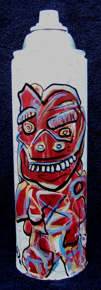Tim O - original painting on spray can