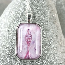 Pregnancy Keepsake Necklace ~ 24" Sterling Silver Chain ~ 'New Life'