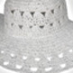 Women's Lurex Crochet Paper Wide Brim Hat - Thumbnail 3