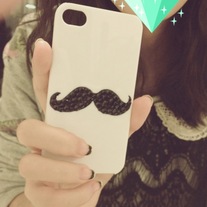 New Bling Crystal Sparkle Beard iPhone 4/4S Case