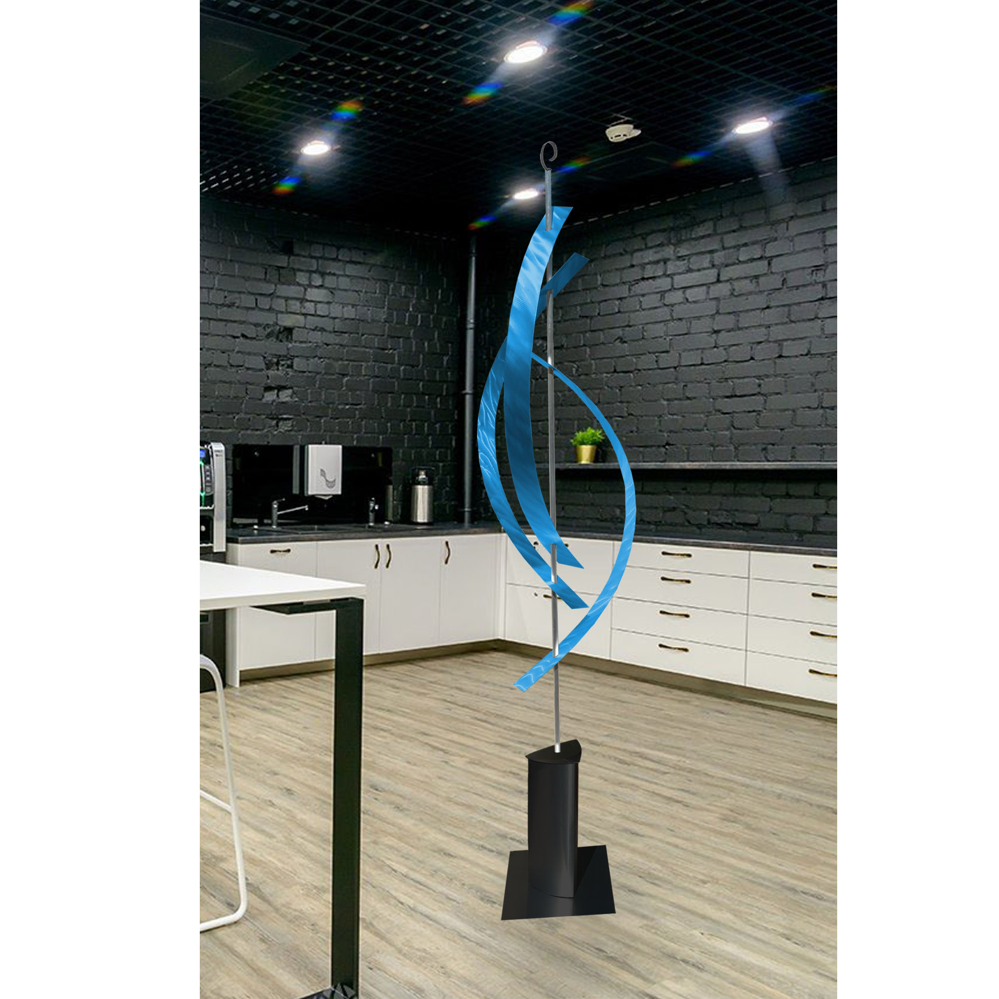 Orion Aqua - Large Metal Sculpture Garden Art | Poolside Abstract