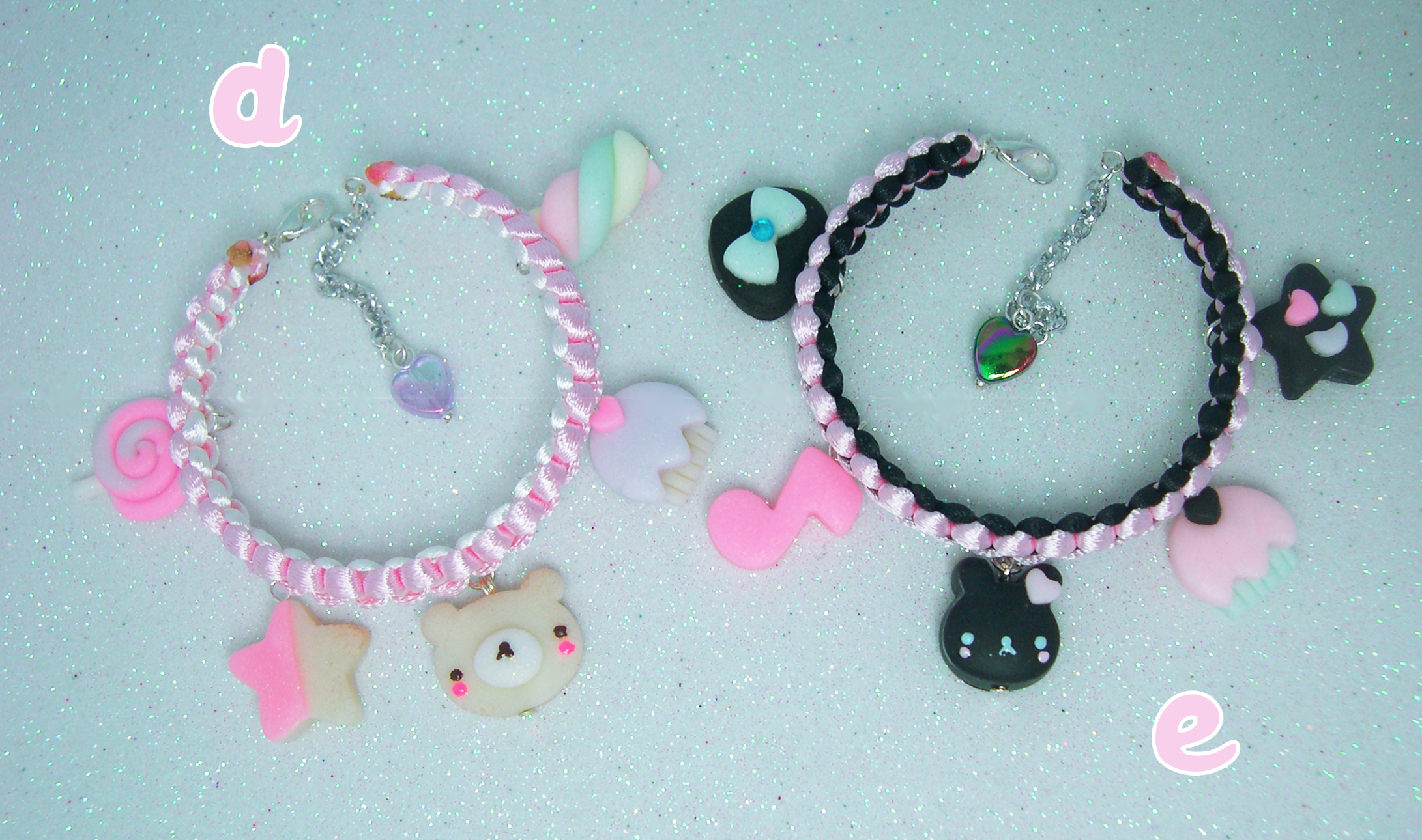 Kawaii sweet flexible Charm Bracelet on Storenvy