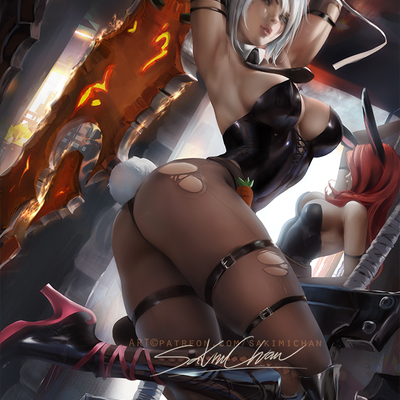 Battle bunny riven poster