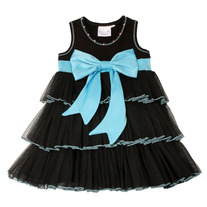 Ooh La La Couture Black Sky Bow Dress