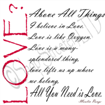 Love? Moulin Rouge Print