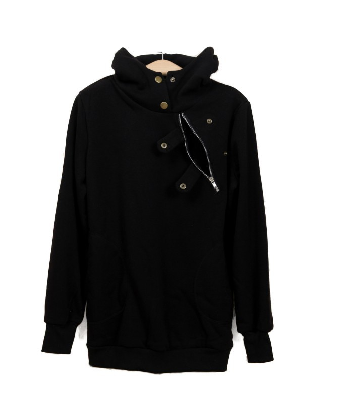 Side Zipper Hoodie (Plus Size Available) on Storenvy