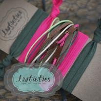 nautical wrap : 80's pink & deep sage