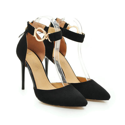 Pointed toe all match high heels shoes f8770