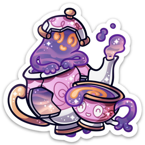 Shiny Sinistea Polteageist Vinyl Sticker PRINCEOFSPIRITS Online 