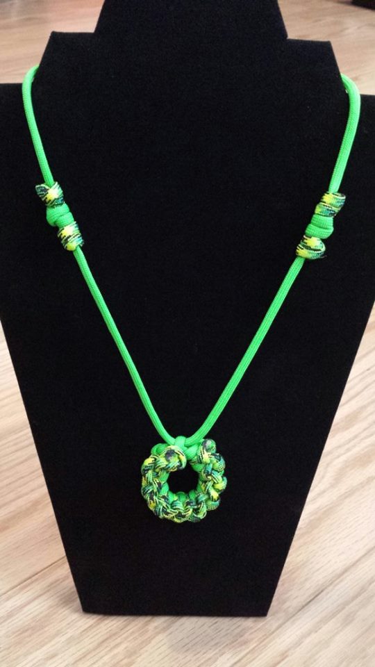 Ashoka Chakra Knotted Paracord Necklace on Storenvy